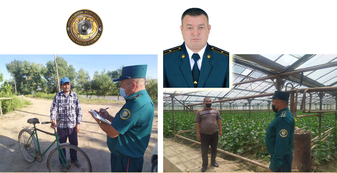 Сафимиздаги фидойилар: Профилактика инспектори майор Азамат Сафарбоев